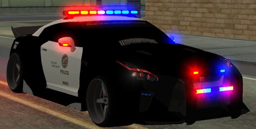 LAPD Nissan GTR for Mobile