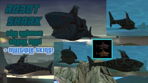 The Robotic Shark from Robot Shark Mod