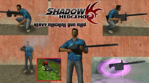 Shadow the Hedgehog Heavy Machine Gun Mod