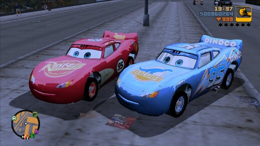 Dinoco McQueen and Radiator Springs McQueen