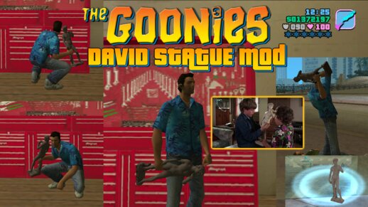 The Goonies David Statue Mod