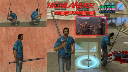 Highlander Kurgan's Sword Mod