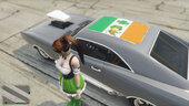 Decorated Irish flag vehicle pack