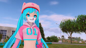 PDFT Hatsune Miku Fortnite Neko + Animated Face