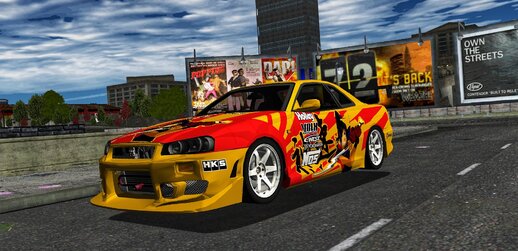 Nissan Skyline R34 GT-R Street Racing Syndicate for Mobile