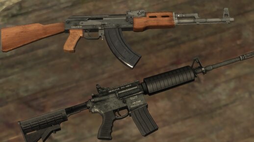 HD Assault Rifles pack for Animated Weapons